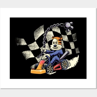 Liberation for Hobbes racing car Posters and Art